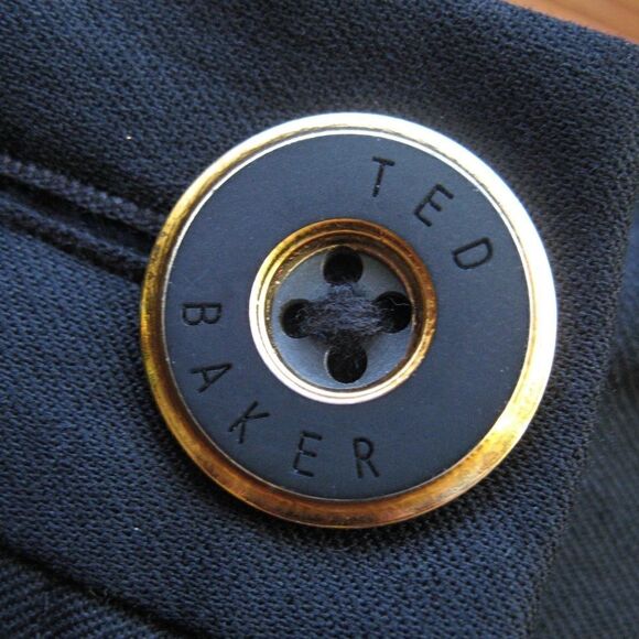 Black Stretch Wool Dress Pants - Picture 5 of 8